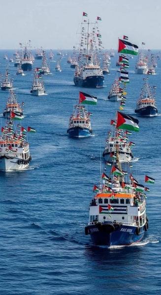 توتر متصاعد مع اقتراب أسطول الصمود من غزة ودخوله منطقة الخطر